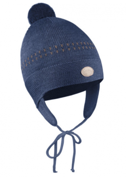 Lillelam Baby Hat Classic - Dark Blue | Little Mino