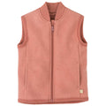 Disana Boiled Wool Vest Pink | Little Mino