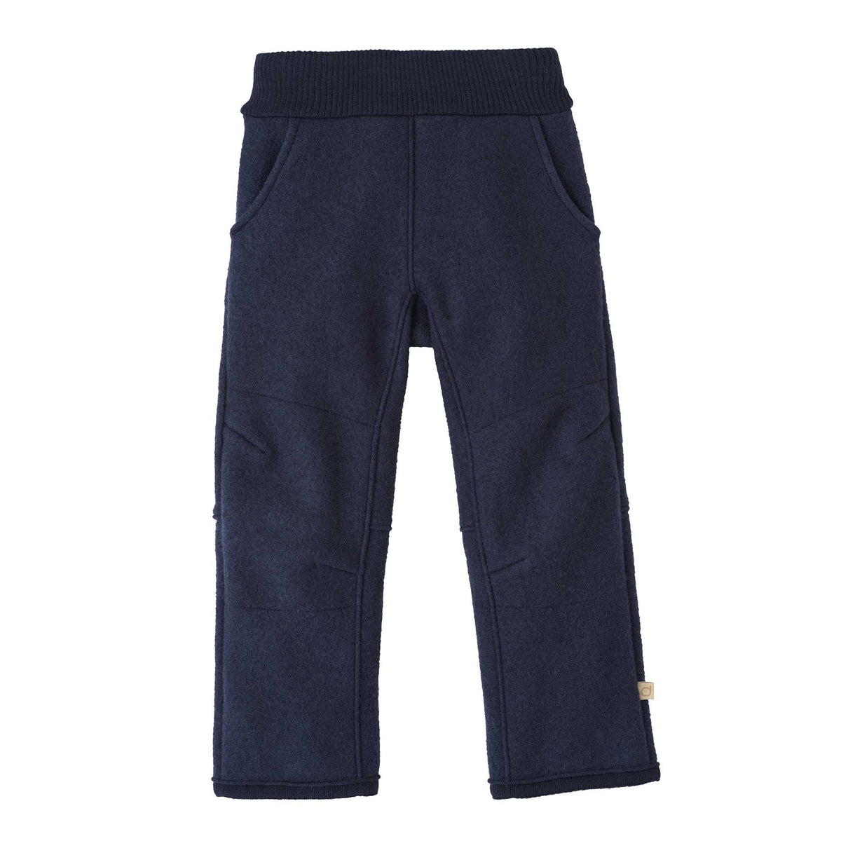 Disana Organic Boiled Merino Wool Pants - Blue | Little Mino