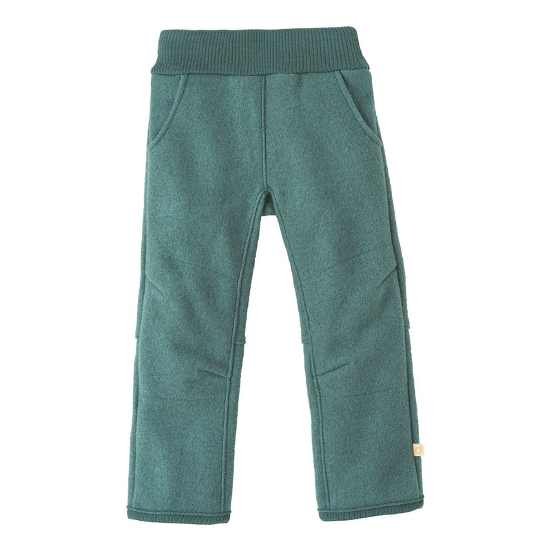 Disana Organic Boiled Merino Wool Pants - Teal | Little Mino