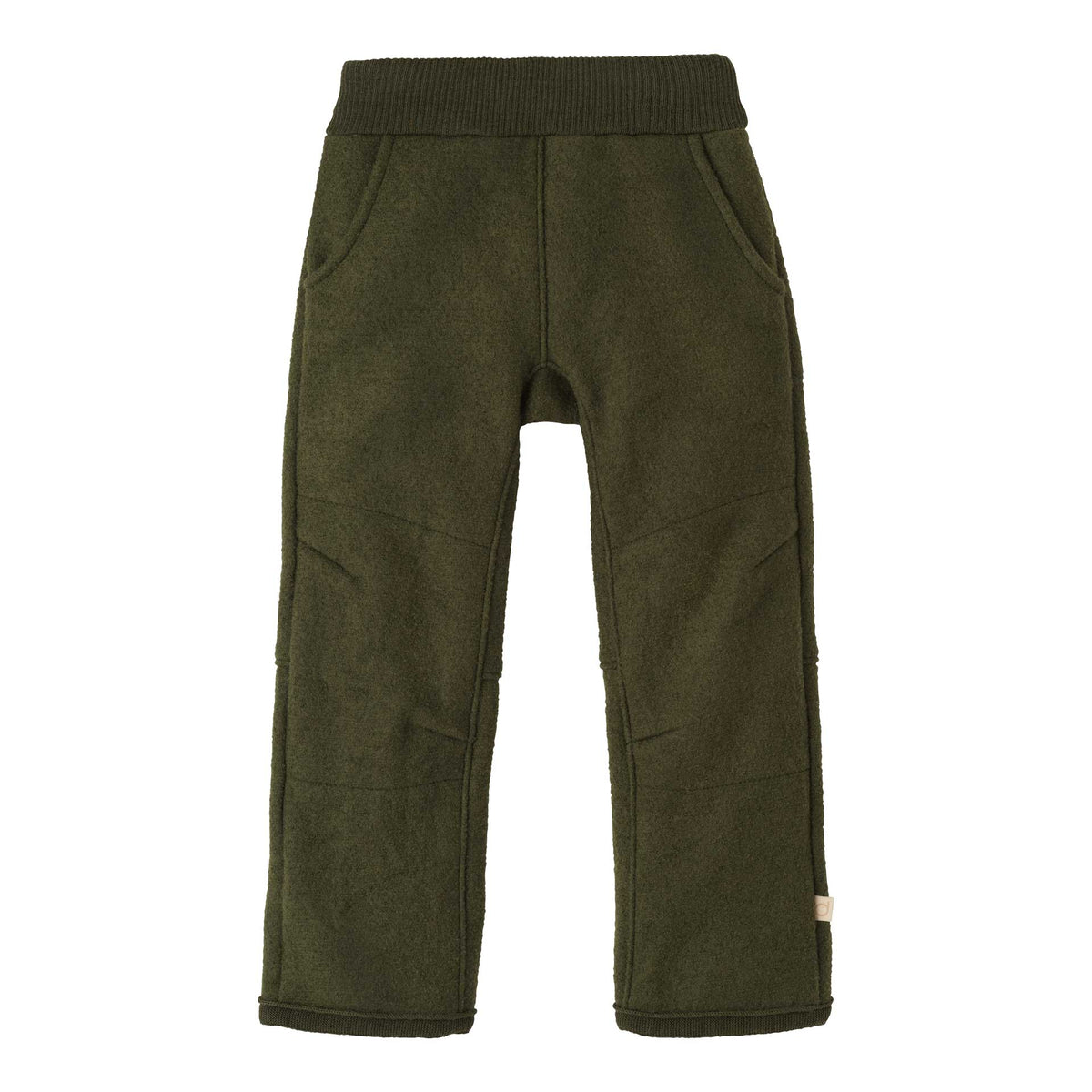 Disana Organic Boiled Merino Wool Pants - Green | Little Mino