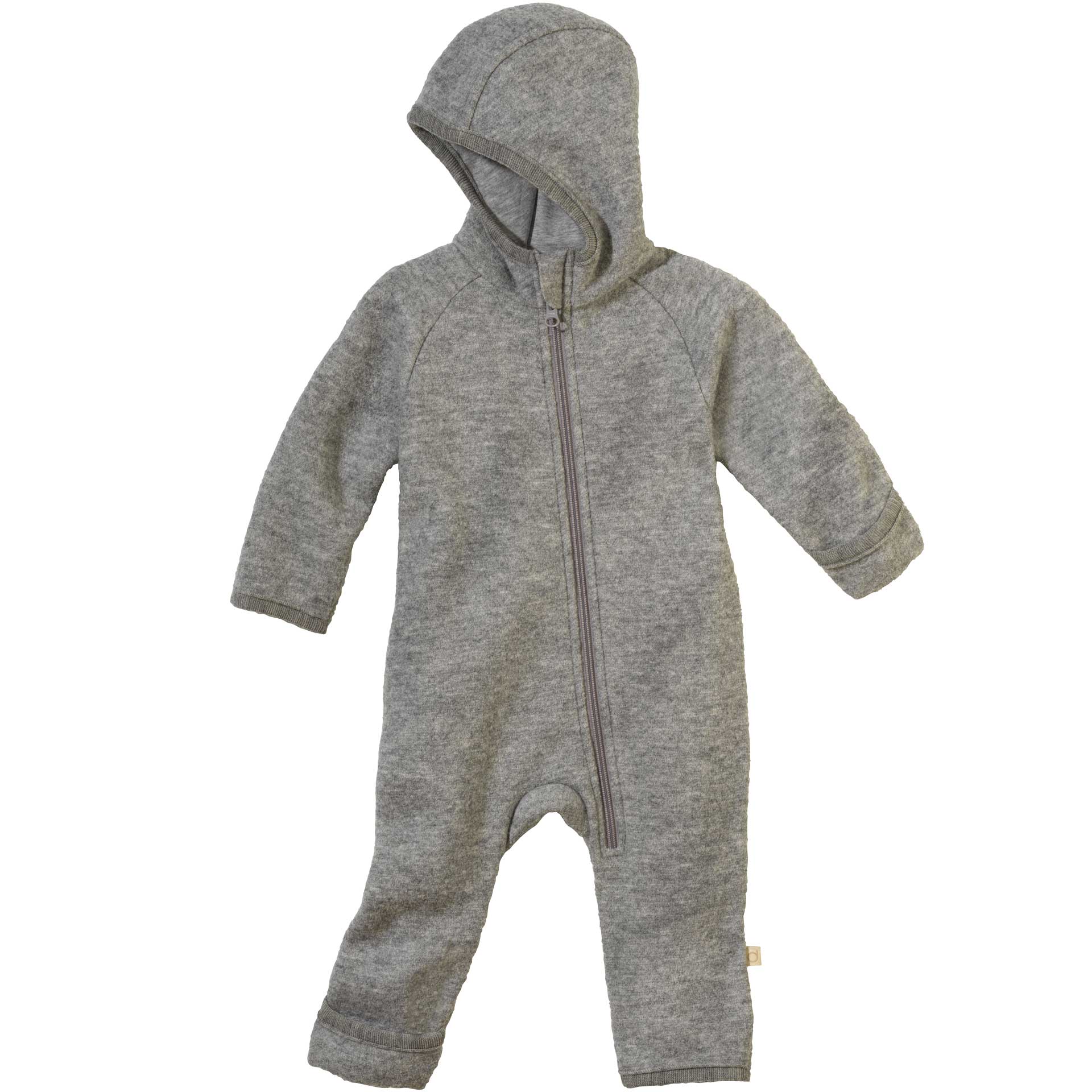 The Disana Heritage Suit (Zip Overall) Gray | Little Mino