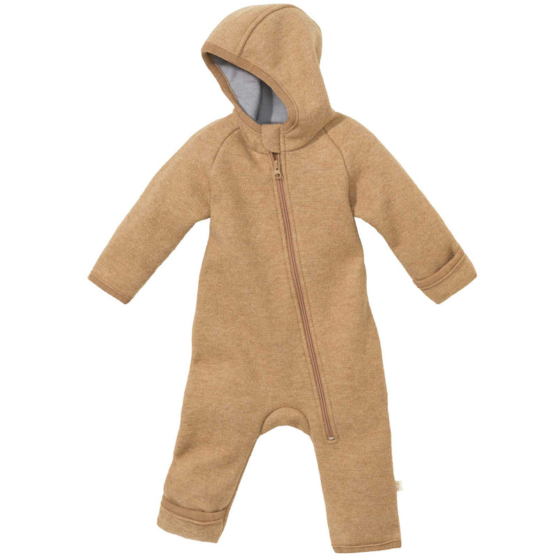The Disana Heritage Baby Bunting Suit (Zip Overall) Camel | Little Mino