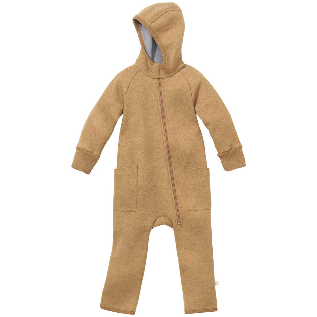 The Disana Heritage Baby Bunting Suit (Zip Overall) Camel | Little Mino