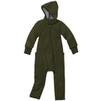 The Disana Heritage Baby Bunting Suit (Zip Overall) Green | Little Mino