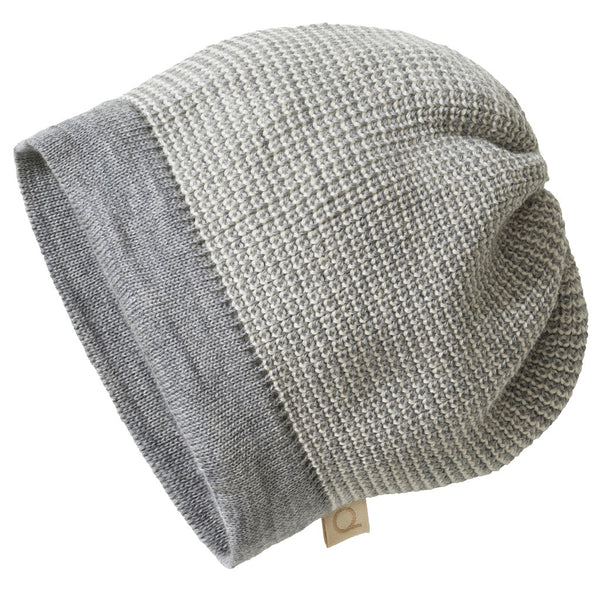 Disana Knitted Heritage Beanie Gray | Little Mino