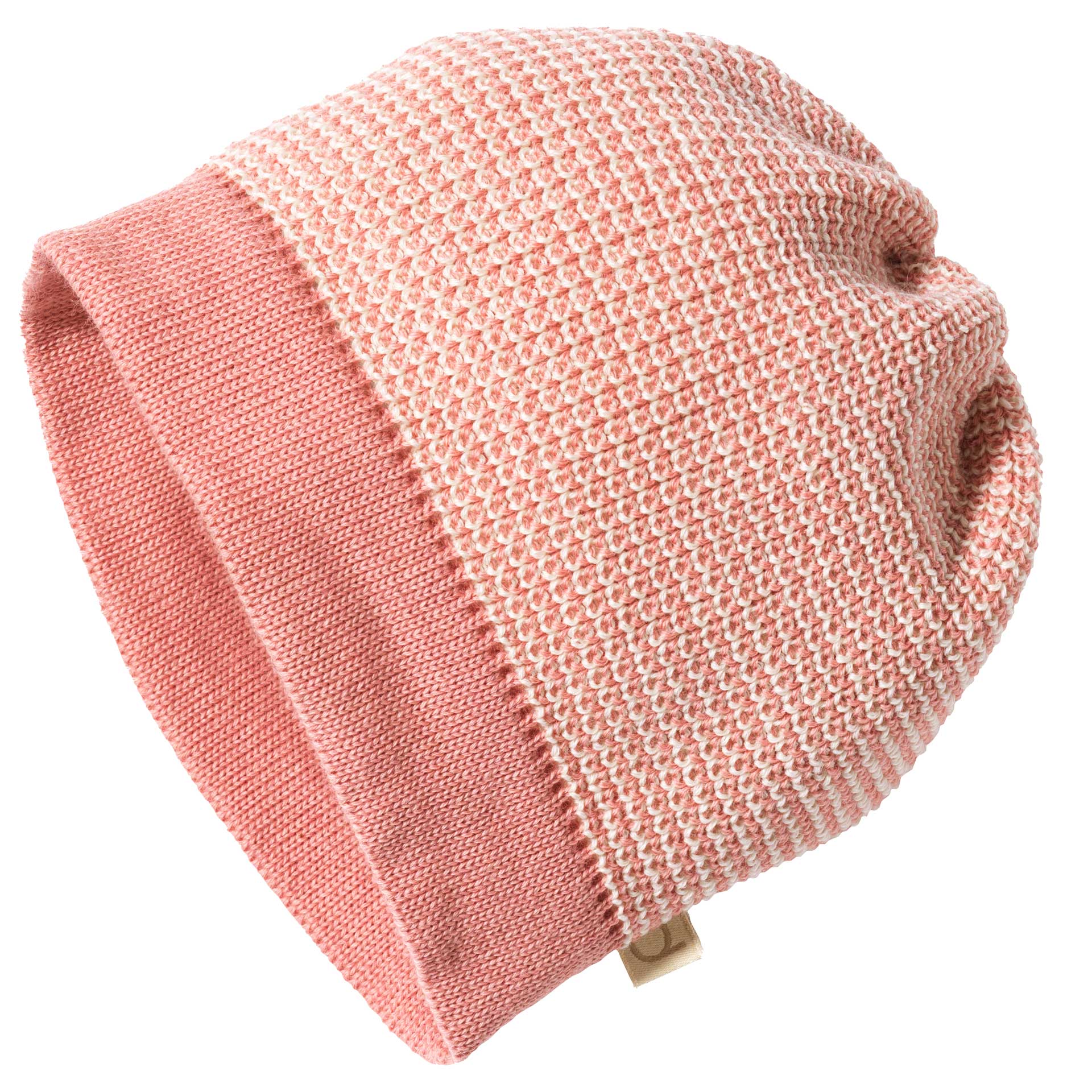 Disana Knitted Heritage Beanie Pink | Little Mino