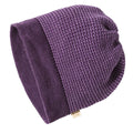 Disana Knitted Heritage Beanie Purple | Little Mino