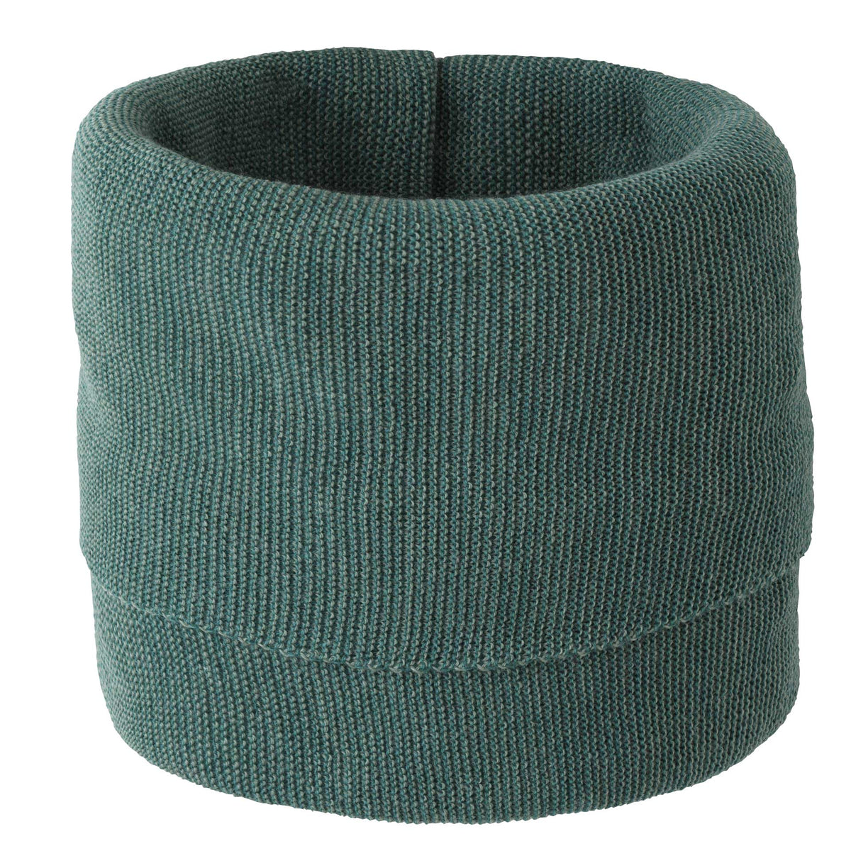 Disana Organic Merino Wool Melange Tube Scarf - Teal | Little Mino