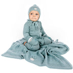 Lillelam Babysuit Classic - 100% Merino Wool Sea Green | Little Mino