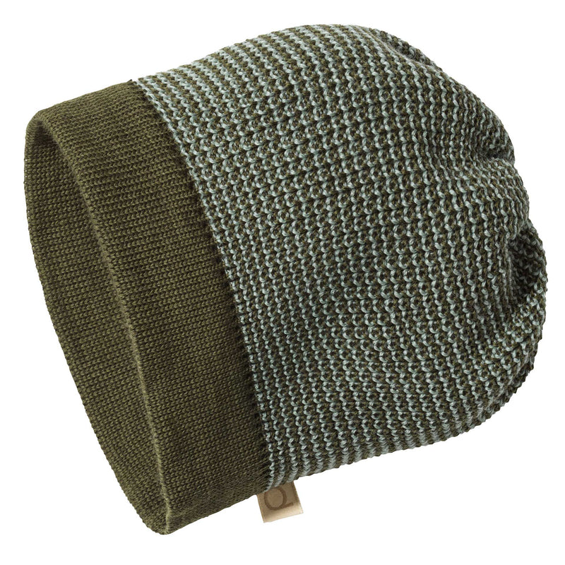 Disana Knitted Heritage Beanie Green | Little Mino