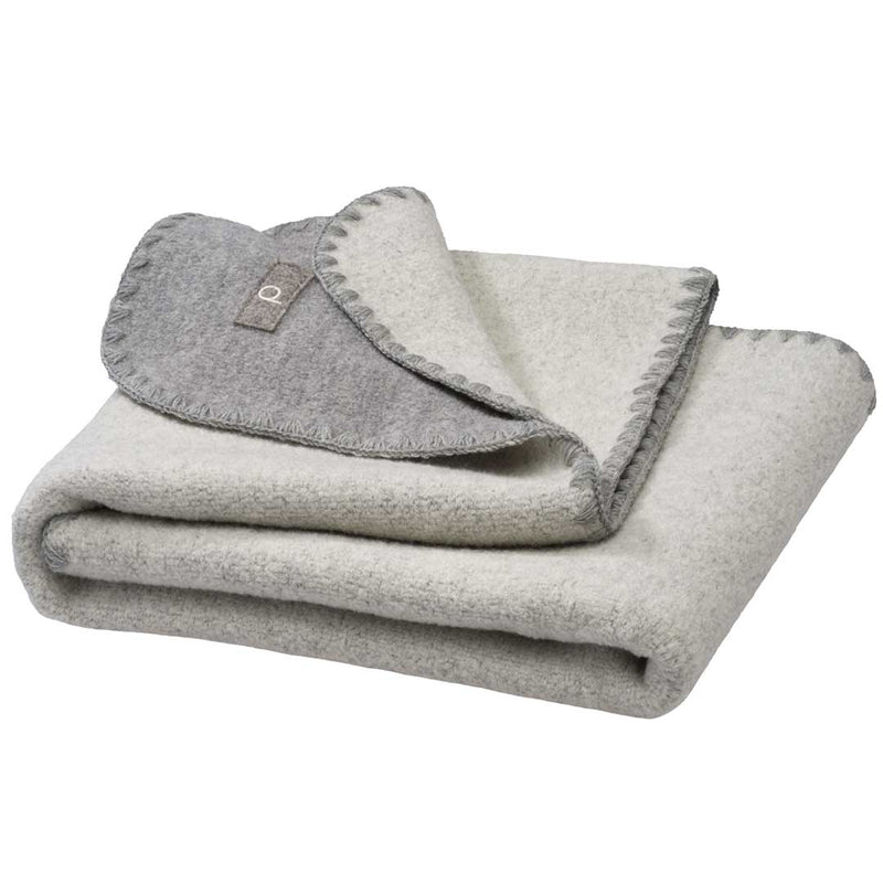 Disana Doubleface Blanket Gray/White | Little Mino