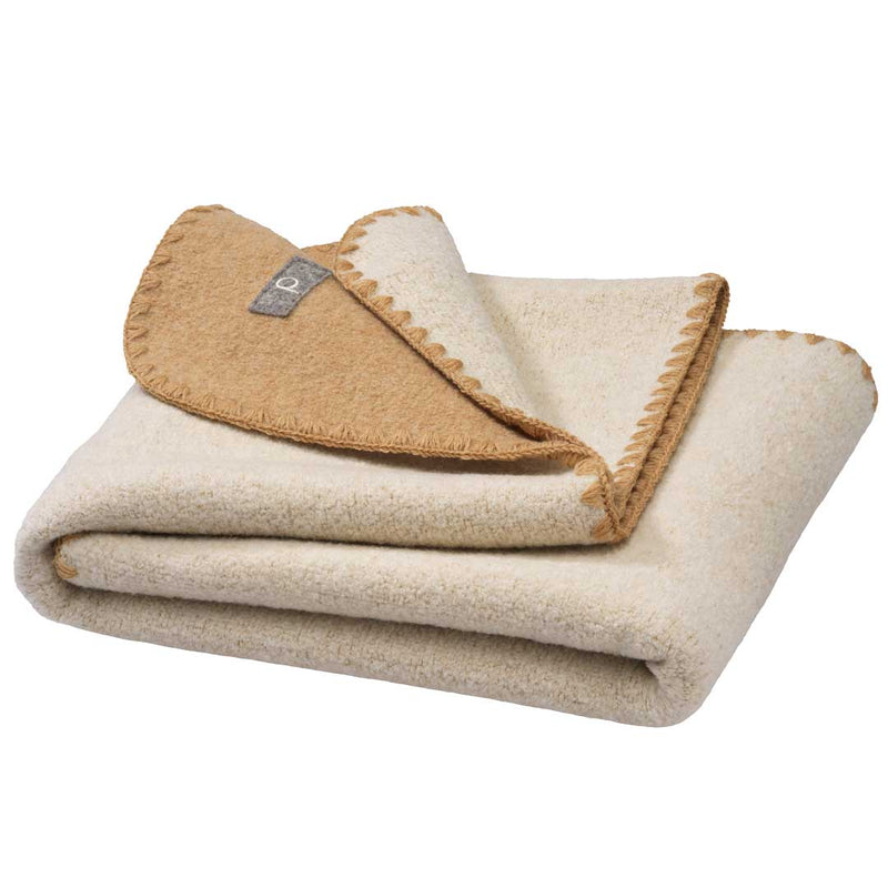 Disana Doubleface Blanket Beige/Cream | Little Mino