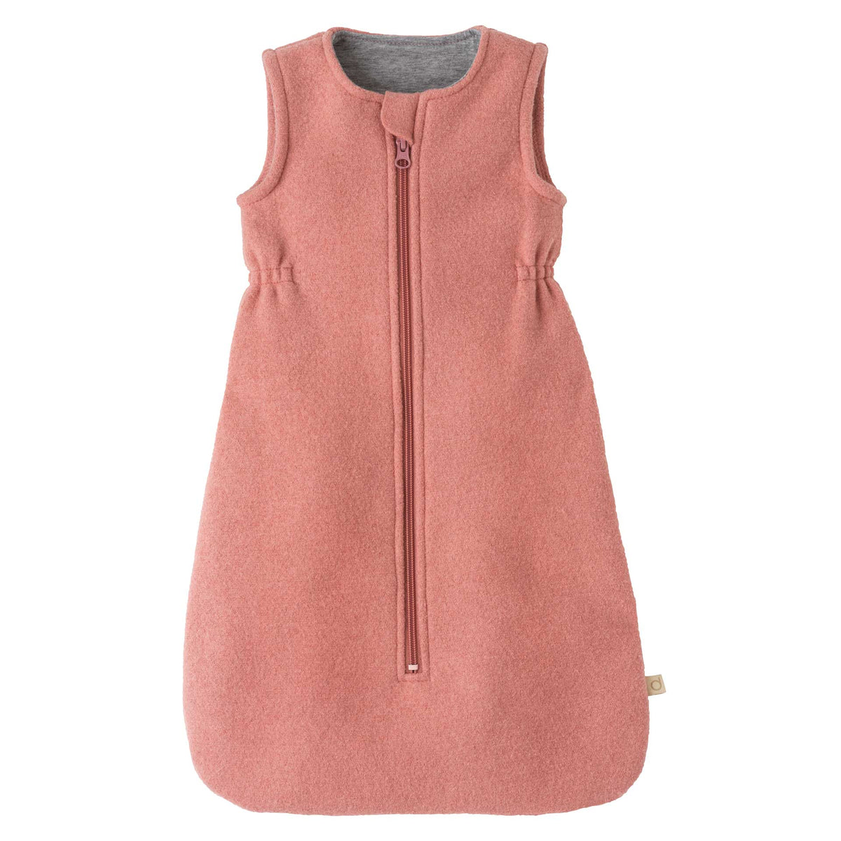 Disana Organic Boiled Merino Wool Sleeveless Sleeping Bag - Pink | Little Mino