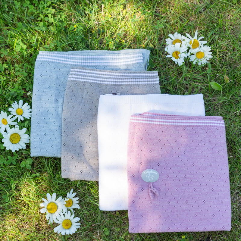 Lillelam 100%Merino Wool Classic Blanket - Heather| Little Mino alternate view