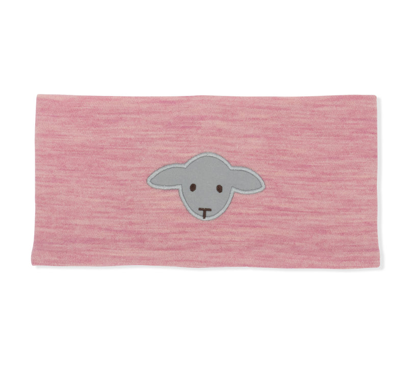 Lillelam Active Headband Pink 100% Merino