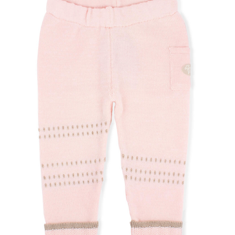 Lillelam Trousers classic 100% Merino Baby Pink | Little Mino Ottawa