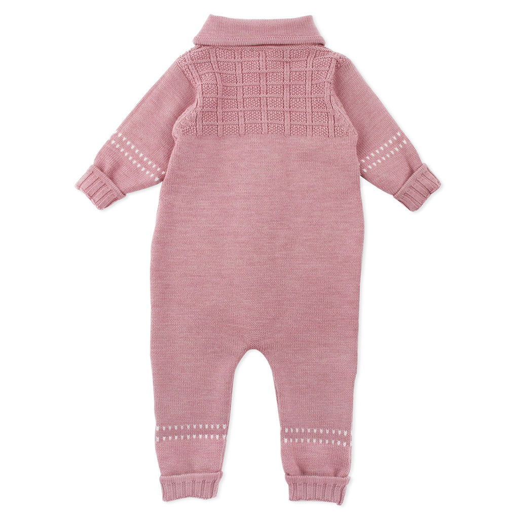 Lillelam Babysuit Classic - 100% Merino Wool Blue | Little Mino