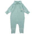 Lillelam Babysuit Classic - 100% Merino Wool Sea Green | Little Mino