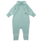 Lillelam Babysuit Classic - 100% Merino Wool Sea Green | Little Mino