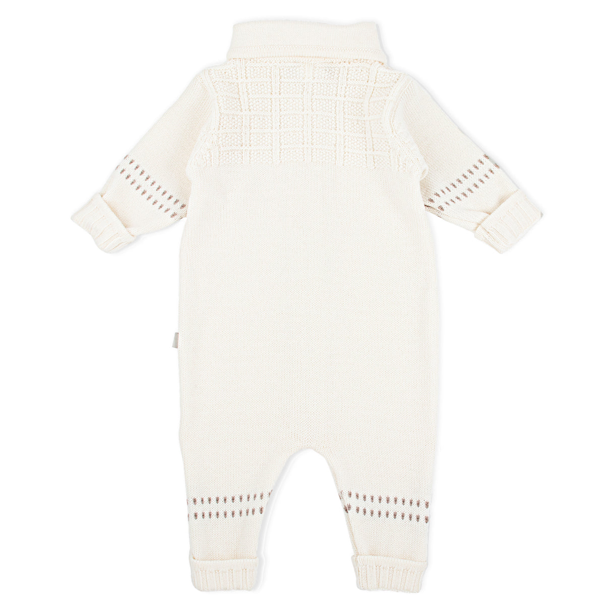 Lillelam Babysuit Classic - 100% Merino Wool White| Little Mino
