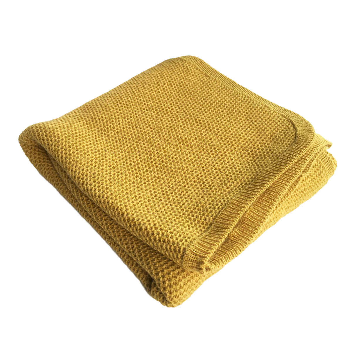 Esencia Cozy Blanket - 100% Alpaca Fiber Yellow, Amber | Little Mino