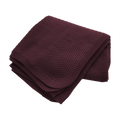 Esencia Cozy Blanket - 100% Alpaca Fiber Coral Plum | Little Mino