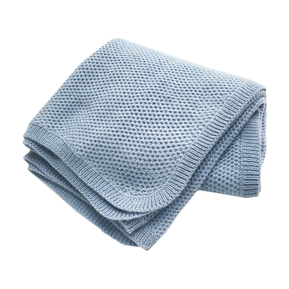 Esencia Cozy Blanket - 100% Alpaca Fiber Water | Little Mino