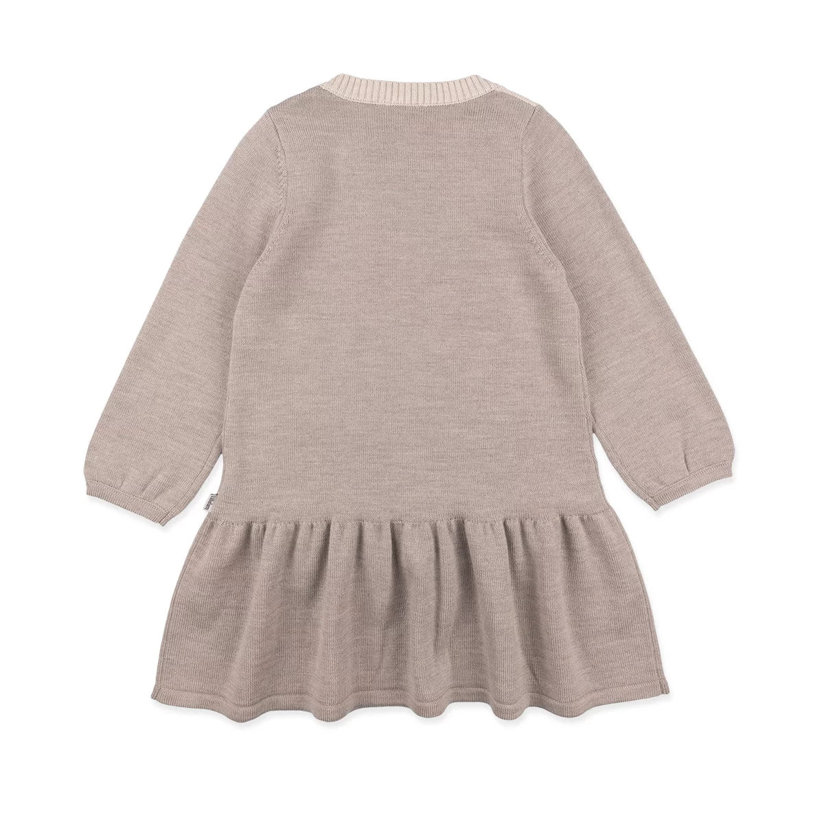 Lillelam Lammi Dress 100% Merino Beige | Little Mino