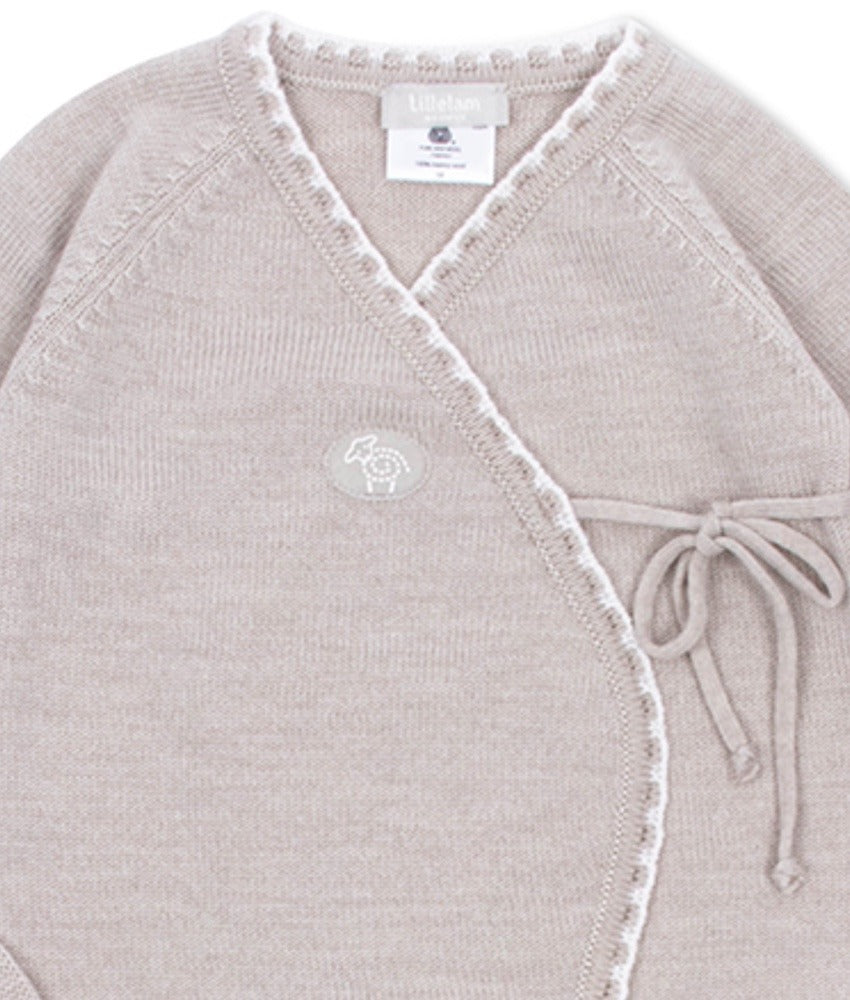 Lillelam 100% Merino Hentesett (Homeset) - Beige | Little Mino