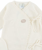 Lillelam Merino Wool Hentesett Take-Home Outfit White Nature | Little Mino