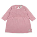 Lillelam Dress Thin Classic 100% Merino Heather Pink | Little Mino