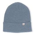 Lillelam 100% Merino Ribbed Beanie - Blue | Little Mino