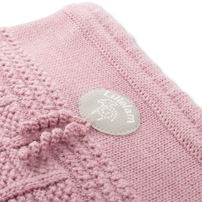Lillelam 100%Merino Wool Classic Blanket - Heather| Little Mino alternate view