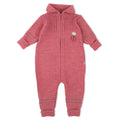 Lillelam Baby Bunting Suit Classic - 100% Merino Wool Baby Cerise | Little Mino