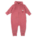 Lillelam Baby Bunting Suit Classic - 100% Merino Wool Baby Cerise | Little Mino