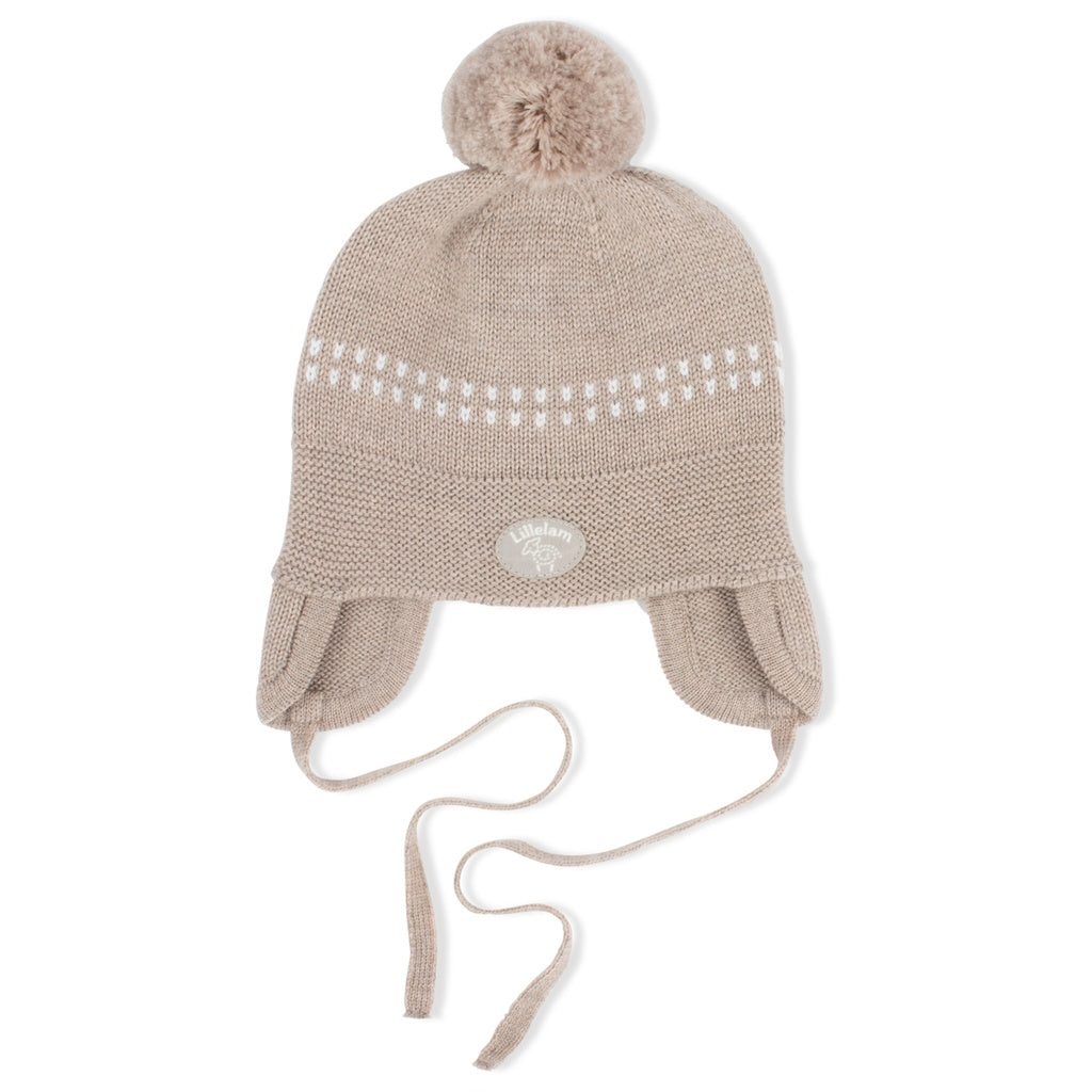 Lillelam Baby Hat Classic - Beige | Little Mino