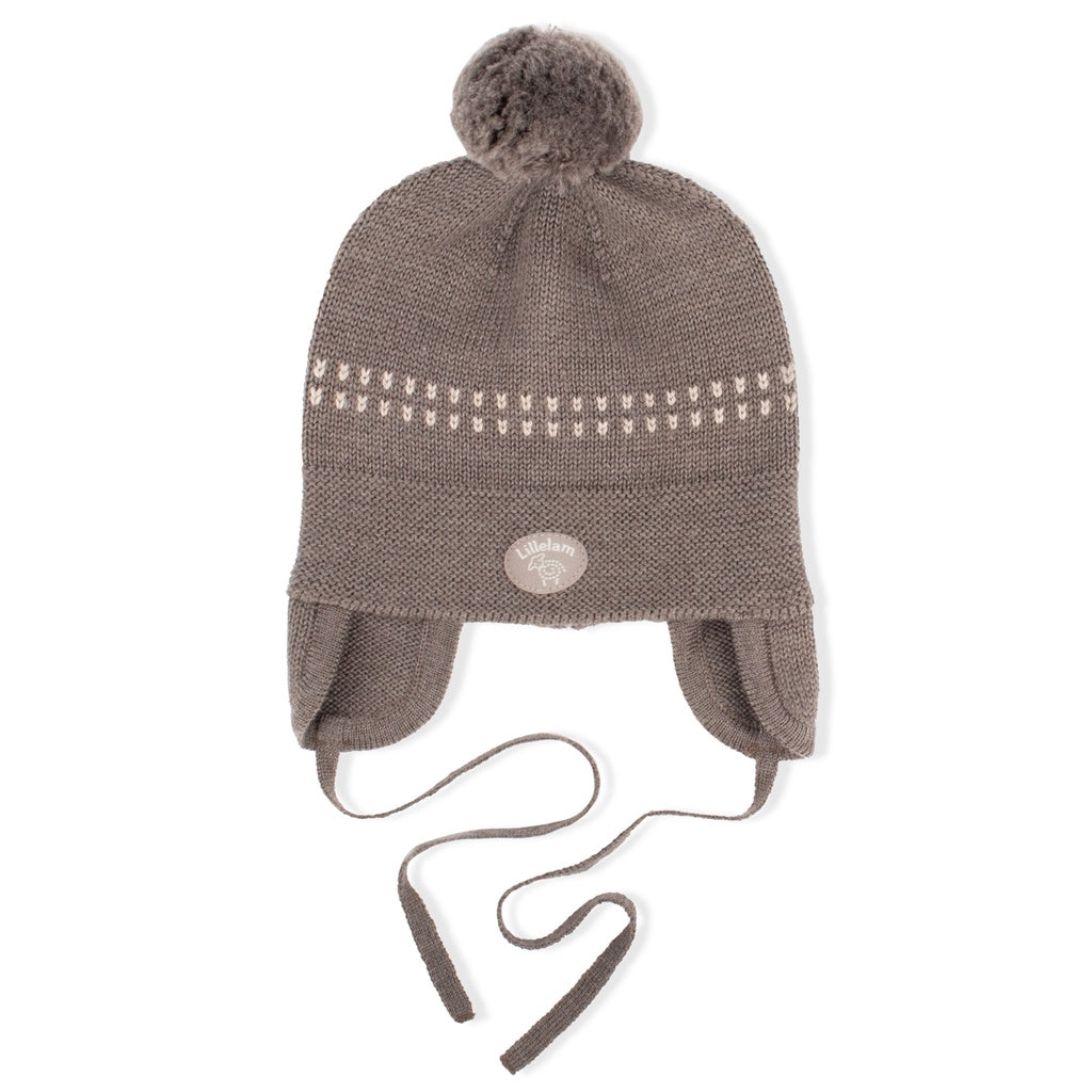 Lillelam Baby Hat Classic - Brown | Little Mino