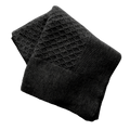 Esencia Maya Blanket - 100% Alpaca Fiber Charcoal | Little Mino