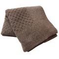 Esencia Maya Blanket - 100% Alpaca Fiber Cocoa | Little Mino