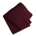Esencia Maya Blanket - 100% Alpaca Fiber Plum | Little Mino