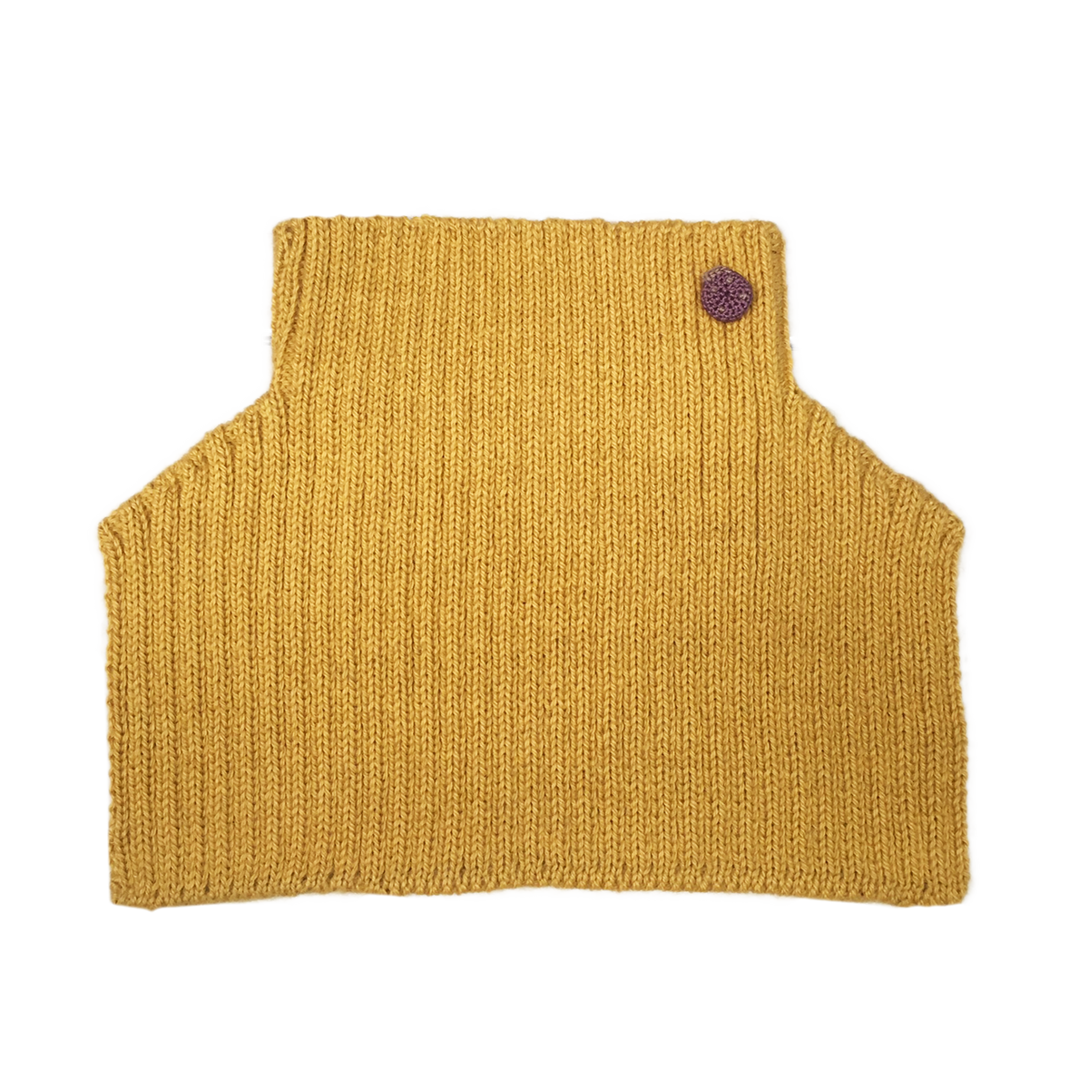 Esencia Mondo Collar - 100% Alpaca Fiber Yellow Amber | Little Mino