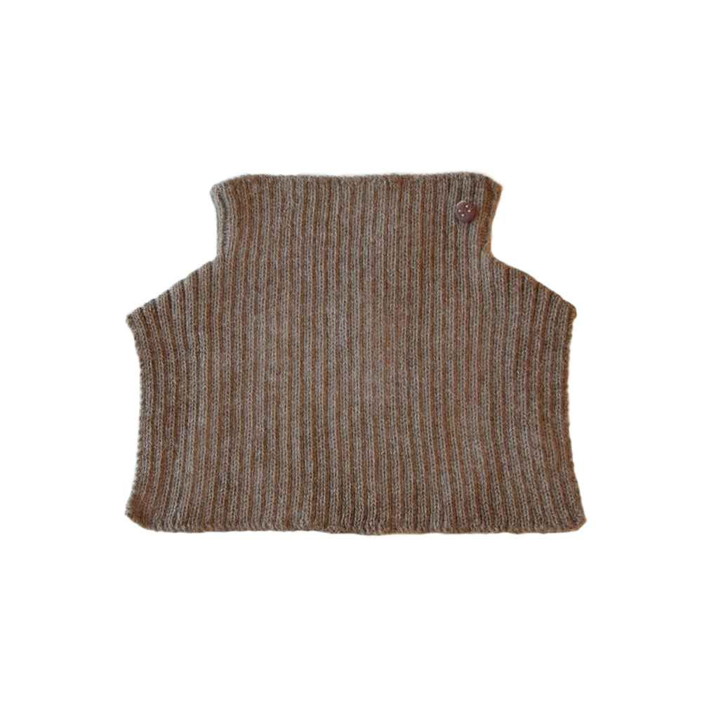 Esencia Mondo Collar - 100% Alpaca Fiber Cocoa | Little Mino