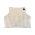 Esencia Mondo Collar - 100% Alpaca Fiber White Ivory | Little Mino