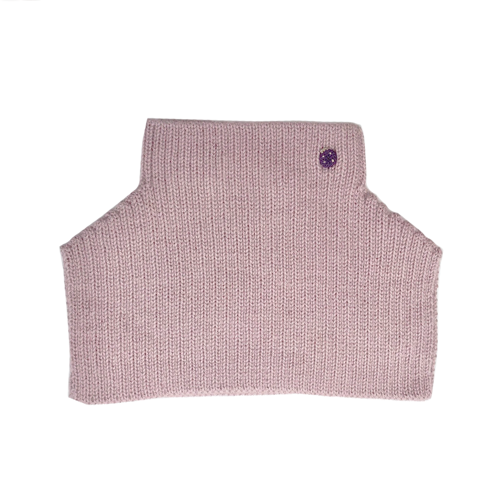 Esencia Mondo Collar - 100% Alpaca Fiber Rosa Lillac | Little Mino