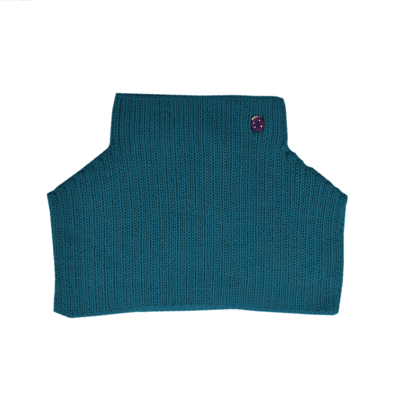 Esencia Mondo Collar - 100% Alpaca Fiber Teal | Little Mino