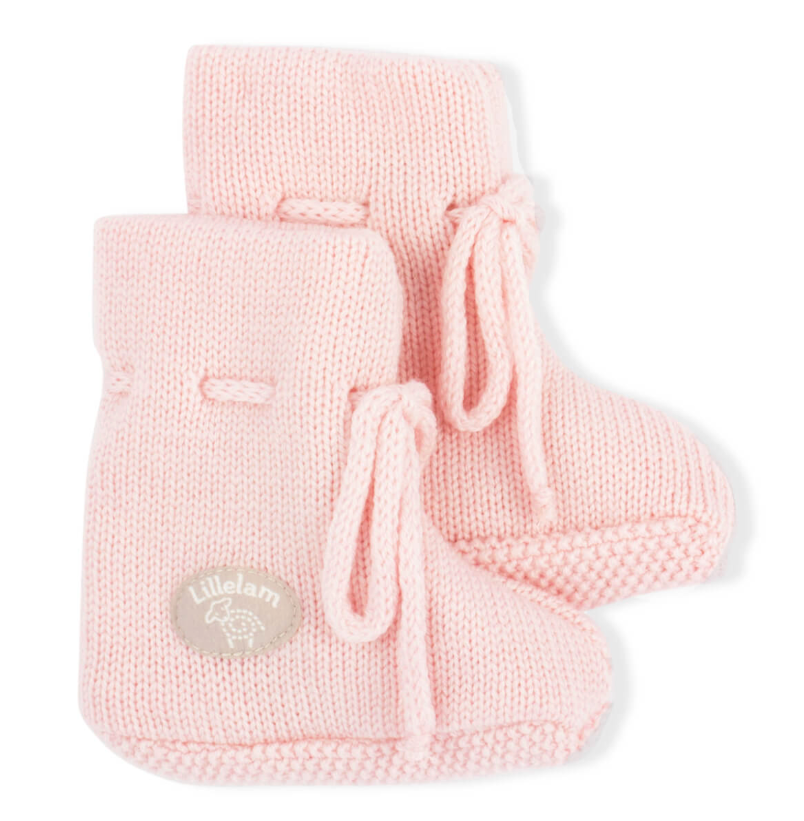 Lillelam Classic Baby Booties Pink | Little Mino