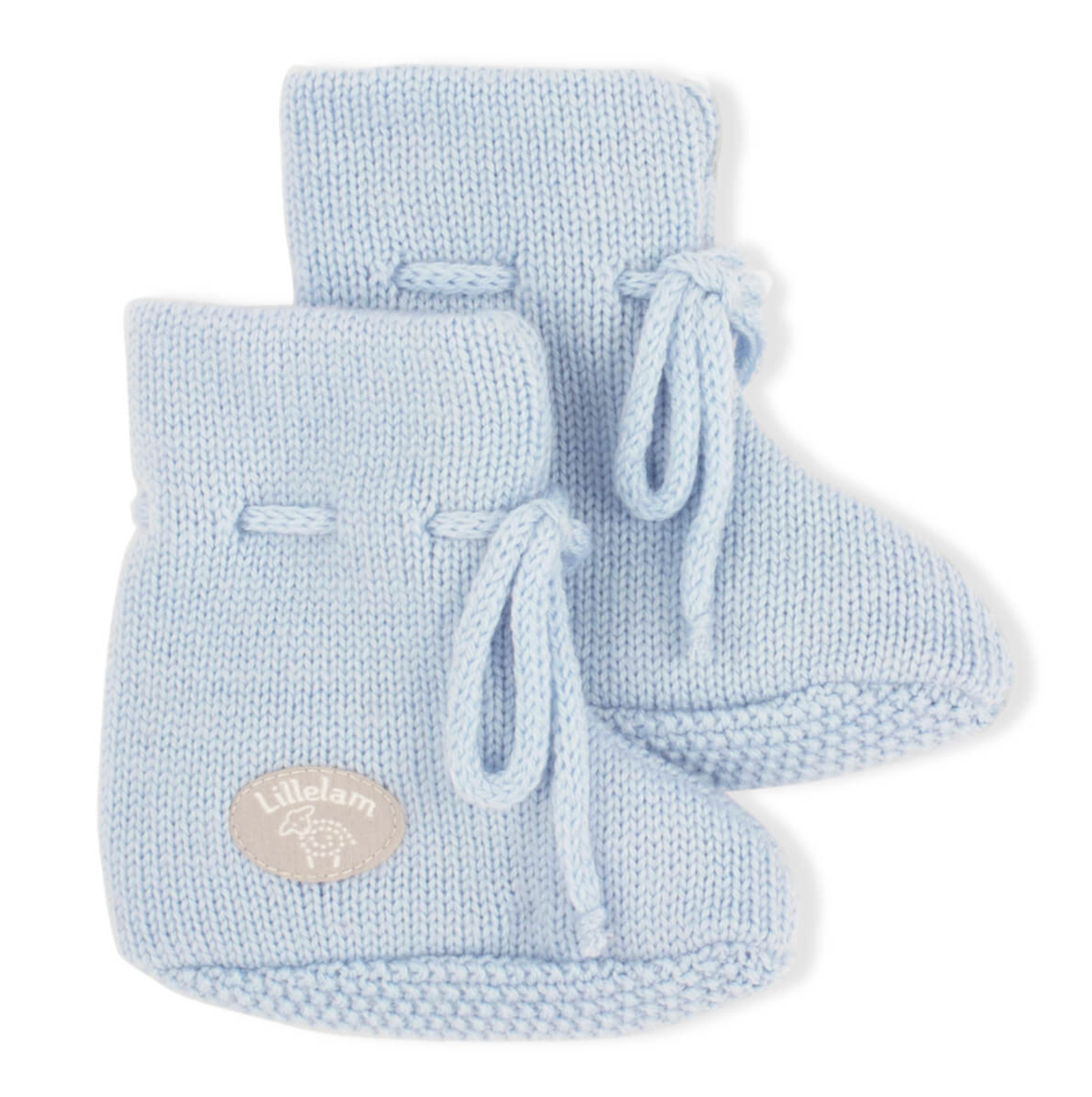 Lillelam Classic Baby Booties Blue | Little Mino