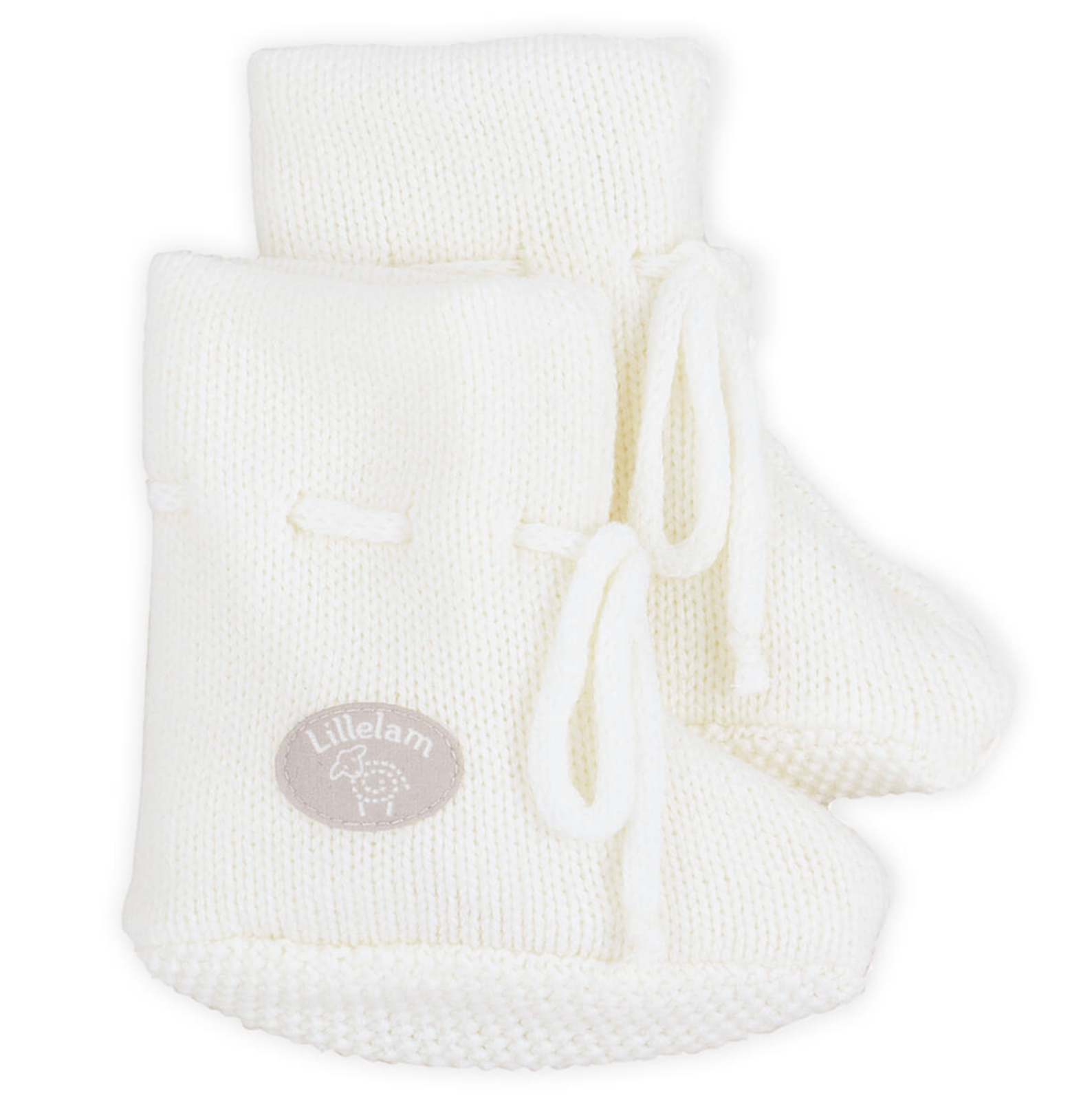 Lillelam Classic Baby Booties White| Little Mino