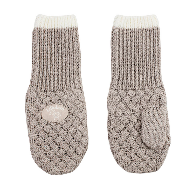 Lillelam Mittens Classic - Beige | Little Mino